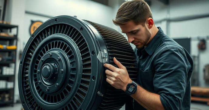Rebobinamento de motores para eficiência e durabilidade
